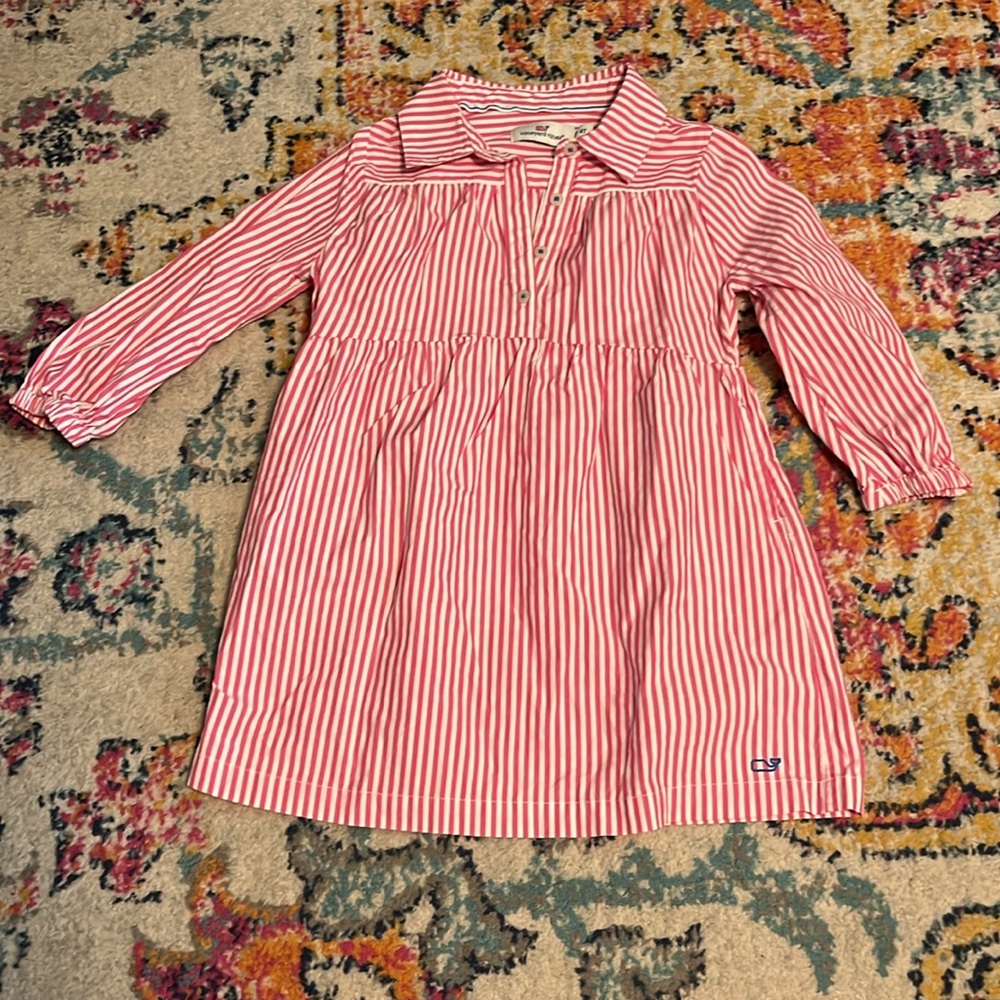 Vinyard Vines Striped Button Dress